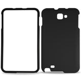 REIKO SAMSUNG GALAXY NOTE TWO PARTS RUBBERIZED SILICONE CASE IN BLACK
