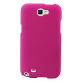 REIKO SAMSUNG GALAXY NOTE 2 TWO PARTS RUBBERIZED SILICONE CASE IN HOT PINK