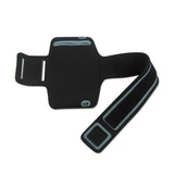 REIKO RUNNING ARMBAND WITH TOUCH SCREEN CASE 5.4X2.65X0.35 INCHES IN GREEN
