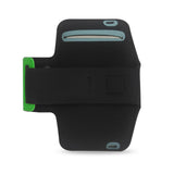 REIKO RUNNING ARMBAND WITH TOUCH SCREEN CASE 6X3X0.75 INCHES IN GREEN