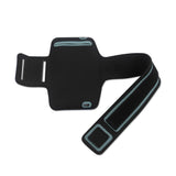 REIKO RUNNING ARMBAND WITH TOUCH SCREEN CASE 6X3X0.75 INCHES IN NAVY