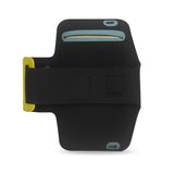 REIKO RUNNING ARMBAND WITH TOUCH SCREEN CASE 6X3X0.75 INCHES IN YELLOW