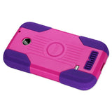 REIKO HUAWEI ASCEND 2 HYBRID HEAVY DUTY CASE IN KPURPLE