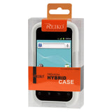 REIKO HUAWEI ASCEND 2 HYBRID HEAVY DUTY CASE IN WHITE