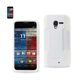 REIKO MOTOROLA MOTO X HYBRID HEAVY DUTY CASE IN WHITE