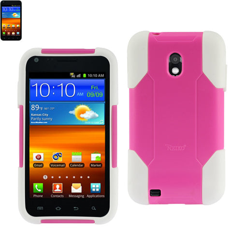 REIKO SAMSUNG EPIC 4G TOUCH HYBRID HEAVY DUTY CASE IN KWHITE