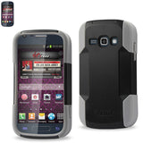 REIKO SAMSUNG GALAXY RING HYBRID HEAVY DUTY CASE IN GREY BLACK