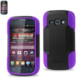 REIKO SAMSUNG GALAXY RING HYBRID HEAVY DUTY CASE IN PURPLE BLACK