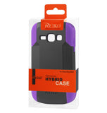 REIKO SAMSUNG GALAXY RING HYBRID HEAVY DUTY CASE IN PURPLE BLACK