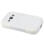 REIKO SAMSUNG GALAXY RING HYBRID HEAVY DUTY CASE IN WHITE