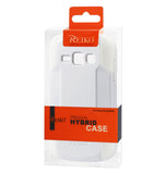 REIKO SAMSUNG GALAXY RING HYBRID HEAVY DUTY CASE IN WHITE