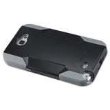 REIKO SAMSUNG GALAXY NOTE 2 HYBRID HEAVY DUTY CASE IN BLACK GREY