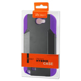 REIKO SAMSUNG GALAXY NOTE 2 HYBRID HEAVY DUTY CASE IN BLACK PURPLE