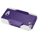 REIKO SAMSUNG GALAXY NOTE 2 HYBRID HEAVY DUTY CASE IN PURPLE WHITE