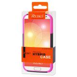 REIKO SAMSUNG GALAXY S4 HYBRID HEAVY DUTY CASE IN HOT PINK BLACK