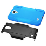 REIKO SAMSUNG GALAXY S4 HYBRID HEAVY DUTY CASE IN NAVY BLACK
