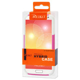 REIKO SAMSUNG GALAXY S4 HYBRID HEAVY DUTY CASE IN WHITE PINK