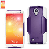 REIKO SAMSUNG GALAXY S4 HYBRID HEAVY DUTY CASE IN WHITE PURPLE