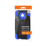 REIKO ALCATEL DAWN/ STREAK HYBRID HEAVY DUTY CASE WITH KICKSTAND IN NAVY BLACK