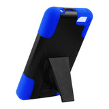 REIKO AMAZON FIRE PHONE HYBRID HEAVY DUTY CASE WITH KICKSTAND IN NAVY BLACK
