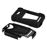 REIKO COOLPAD QUATTRO 4G HYBRID HEAVY DUTY CASE WITH KICKSTAND IN BLACK