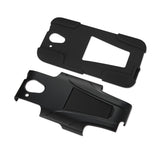 REIKO HTC DESIRE 520 HYBRID HEAVY DUTY CASE WITH KICKSTAND IN BLACK