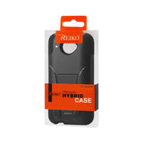 REIKO HTC ZARA HYBRID HEAVY DUTY CASE WITH KICKSTAND IN BLACK