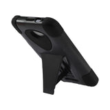 REIKO HTC DROID DNA HYBRID HEAVY DUTY CASE WITH KICKSTAND IN BLACK