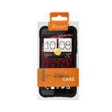 REIKO HTC DROID DNA HYBRID HEAVY DUTY CASE WITH KICKSTAND IN BLACK
