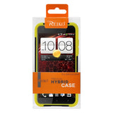 REIKO HTC DROID DNA HYBRID HEAVY DUTY CASE WITH KICKSTAND IN BLACK YELLOW