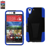 REIKO HTC DESIRE EYE HYBRID HEAVY DUTY CASE WITH KICKSTAND IN NAVY BLACK