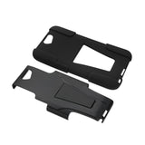REIKO HTC ONE A9 HYBRID HEAVY DUTY CASE WITH KICKSTAND IN BLACK
