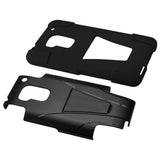 REIKO HTC ONE MAX HYBRID HEAVY DUTY CASE WITH KICKSTAND IN BLACK