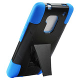 REIKO HTC ONE MAX HYBRID HEAVY DUTY CASE WITH KICKSTAND IN NAVY BLACK
