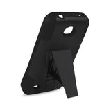 REIKO HUAWEI UNION HYBRID HEAVY DUTY CASE WITH KICKSTAND IN BLACK