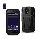 REIKO HUAWEI VITRIA HYBRID HEAVY DUTY CASE WITH KICKSTAND IN BLACK