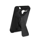 REIKO KYOCERA HYDRO VIEW HYBRID HEAVY DUTY CASE WITH KICKSTAND IN BLACK