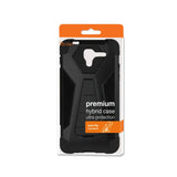 REIKO KYOCERA HYDRO VIEW HYBRID HEAVY DUTY CASE WITH KICKSTAND IN BLACK