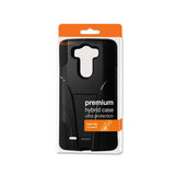 REIKO LG G3 MINI HYBRID HEAVY DUTY CASE WITH KICKSTAND IN BLACK