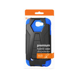 REIKO LG K3 HYBRID HEAVY DUTY CASE WITH KICKSTAND IN NAVY BLACK