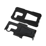 REIKO LG NEXUS 5X HYBRID HEAVY DUTY CASE WITH KICKSTAND IN BLACK