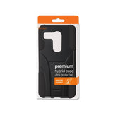 REIKO LG NEXUS 5X HYBRID HEAVY DUTY CASE WITH KICKSTAND IN BLACK