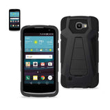 REIKO LG SPREE HYBRID HEAVY DUTY CASE WITH KICKSTAND IN BLACK