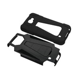 REIKO LG SPREE HYBRID HEAVY DUTY CASE WITH KICKSTAND IN BLACK