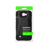 REIKO LG SPREE HYBRID HEAVY DUTY CASE WITH KICKSTAND IN BLACK