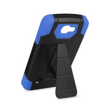 REIKO LG SPREE HYBRID HEAVY DUTY CASE WITH KICKSTAND IN NAVY BLACK