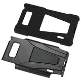 REIKO LG SPLENDOR HYBRID HEAVY DUTY CASE WITH KICKSTAND IN BLACK