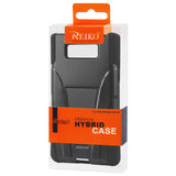 REIKO LG SPLENDOR HYBRID HEAVY DUTY CASE WITH KICKSTAND IN BLACK