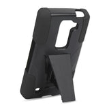 REIKO LG VOLT 2 HYBRID HEAVY DUTY CASE WITH KICKSTAND IN BLACK