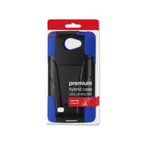 REIKO LG LANCET HYBRID HEAVY DUTY CASE WITH KICKSTAND IN NAVY BLACK
